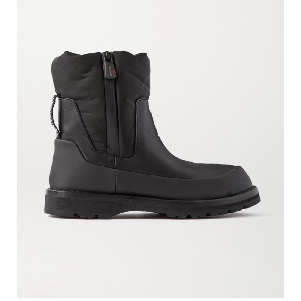 Moncler Women's Rain Dont Care Paneled Ankle Boots size 40 great for snow/ rain